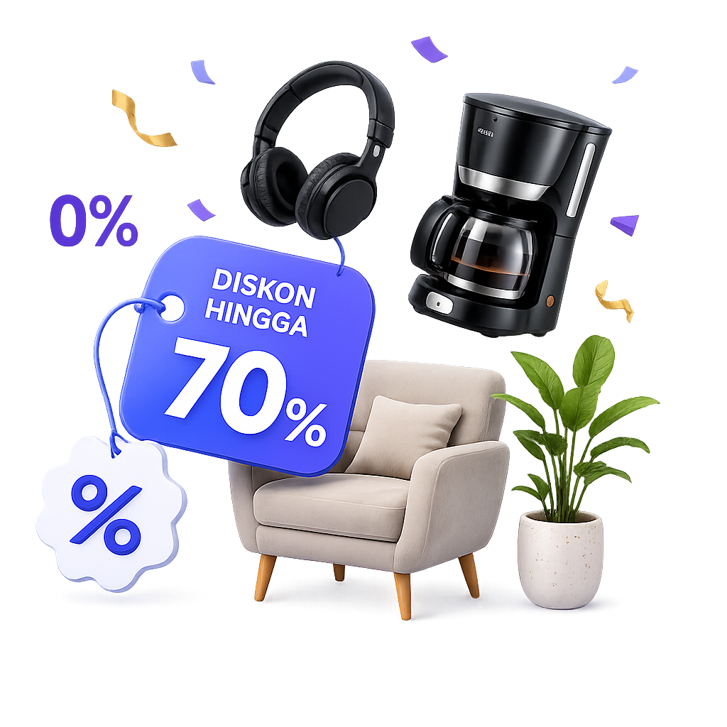 Flash Sale 3D Composed Assets